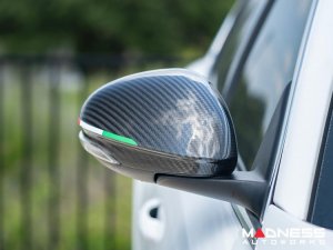 Alfa Romeo Giulia Mirror Covers - Carbon Fiber - Full Replacements - GTA Style